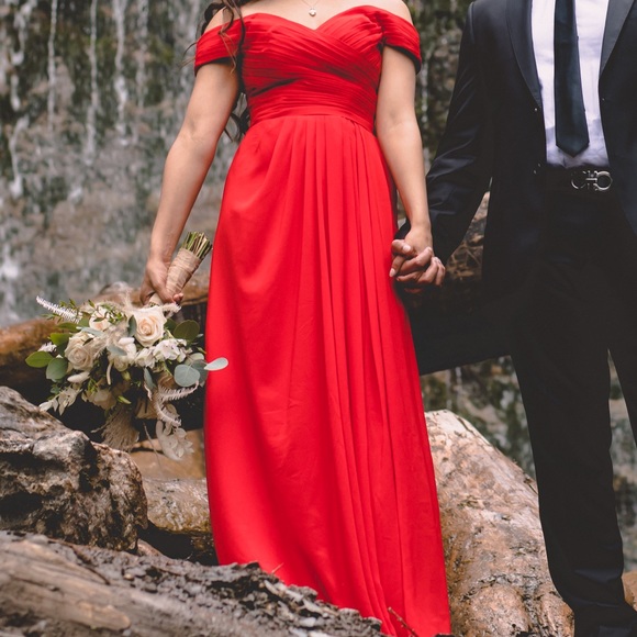 Red dress size 4 - Picture 2 of 3